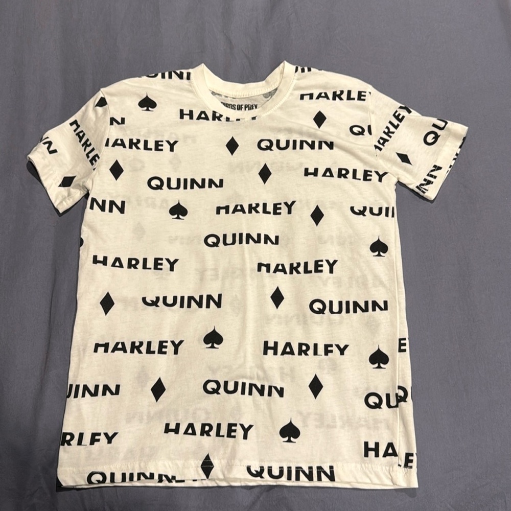 Birds Of Prey Harley Quinn Women’s Off White Short Sleeve T-Shirt